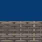 CorLiving Parksville 6-Piece Patio Sectional Set in Blended Grey/Oxford Blue, , large
