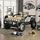 Furniture of America Speed Jump Twin Bed in Black, Silver and Yellow, , large