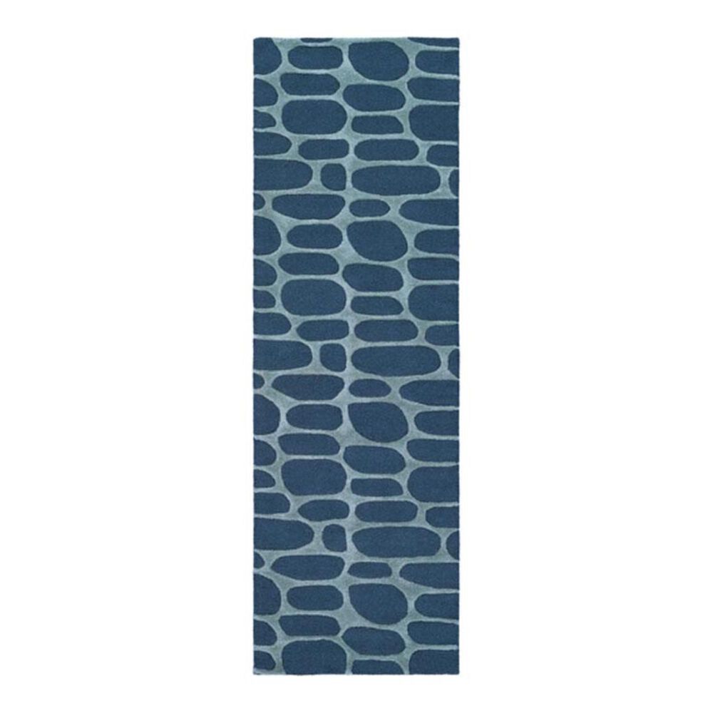 Surya Kennedy KDY-3001 2'6" x 8' Teal/Sea Foam Runner, , large