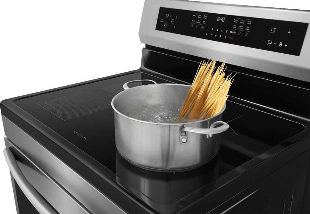 Frigidaire Gallery 30&quot; Freestanding Induction Range with Total Convection in Stainless Steel, , large
