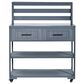 HOMLUX 62.3"" Outdoor Kitchen Island in Gray, , large
