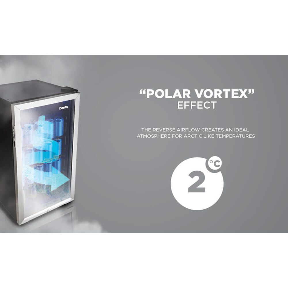 Danby 3.1 Cu. Ft. Beverage Center in Stainless Steel, , large