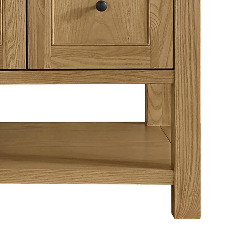 James Martin Vanities Breckenridge 60" Single Bathroom Vanity in Light Natural Oak with 3 cm Ethereal Noctis Quartz Top, Rectangular Sink and FreePower Wireless Charger, , large