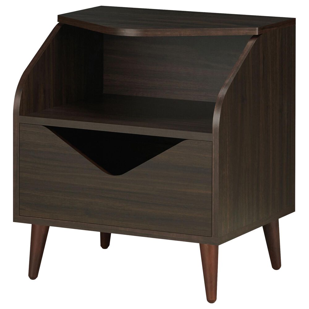 Furniture of America Mitchell End Table in Wenge, , large