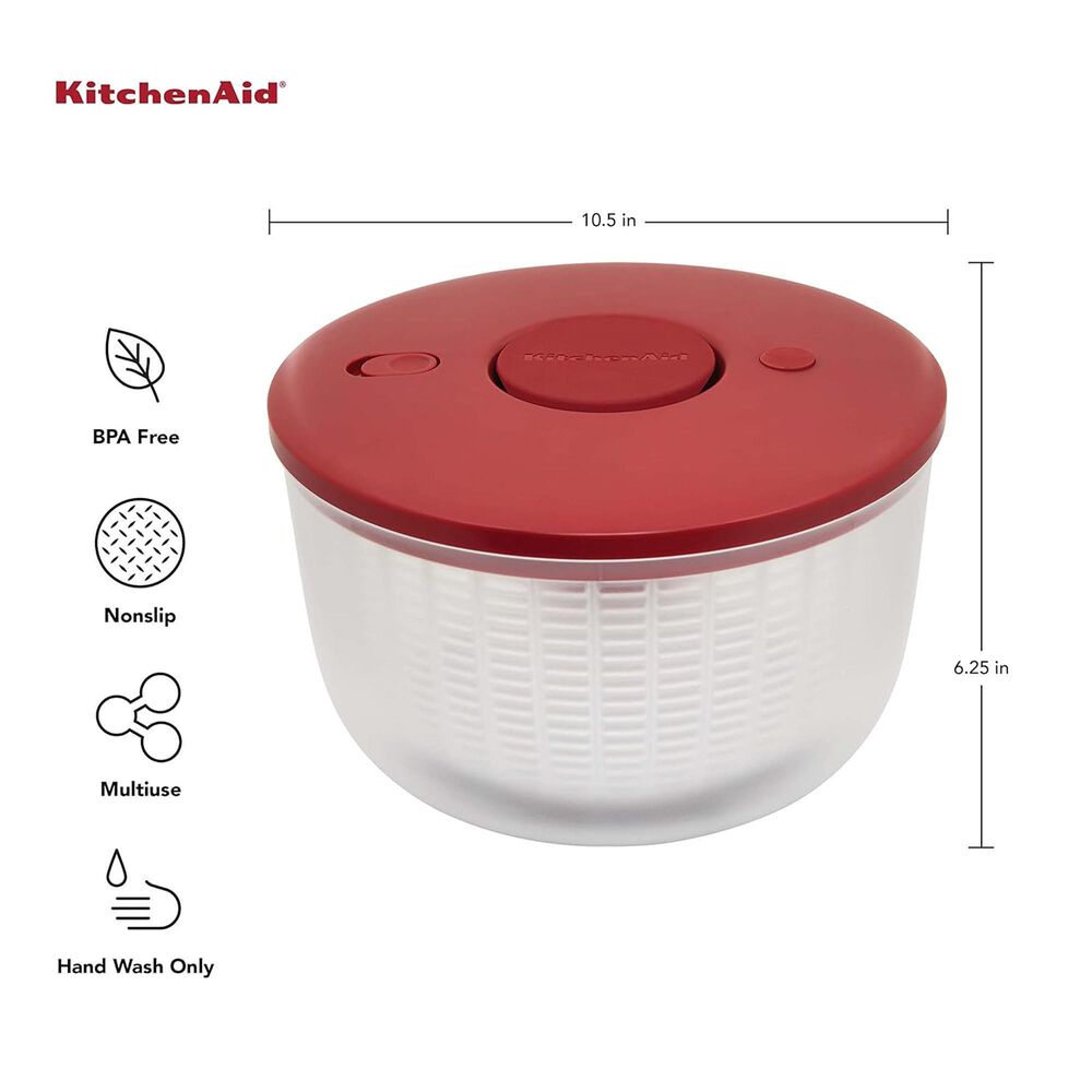 KitchenAid Universal Salad Spinner in Empire Red, , large