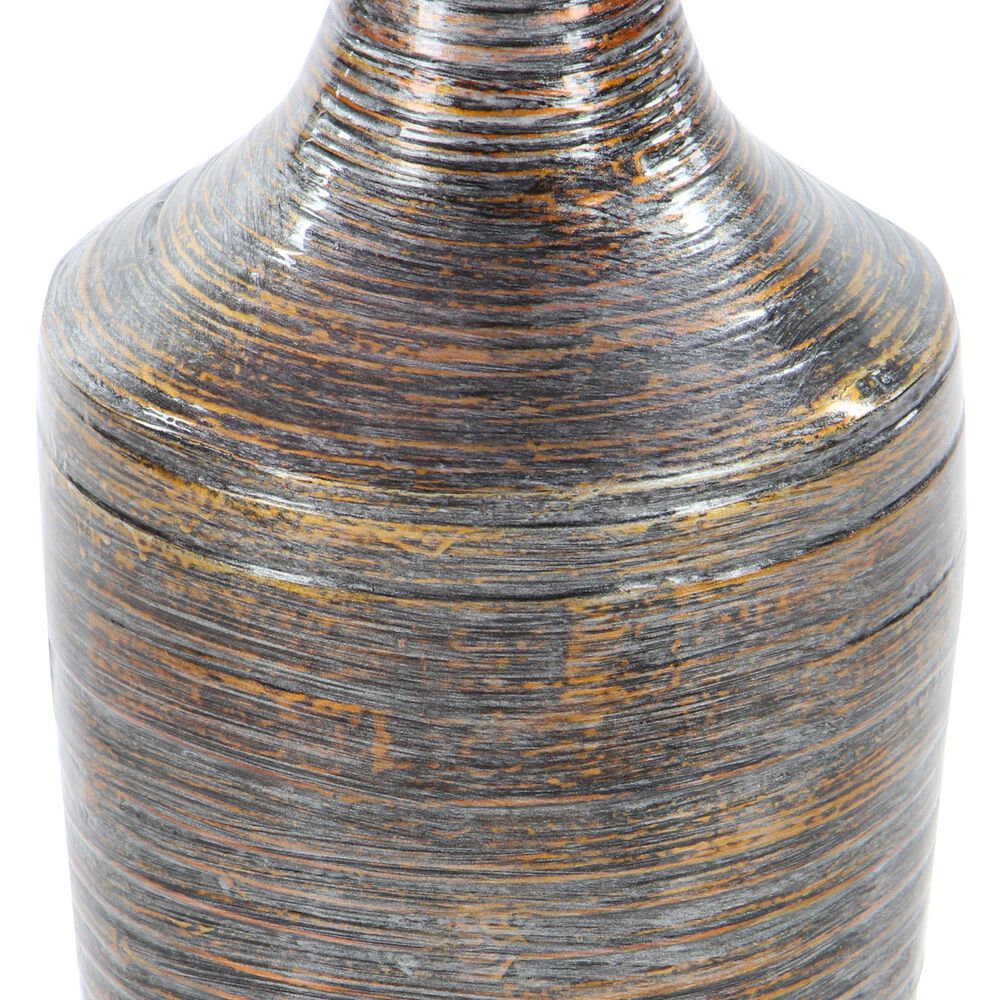 Maple and Jade 23&quot; x 8&quot; Bamboo Vase in Dark Brown, , large