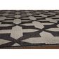 Momeni Baja BAJ-12 6"7" x 9"6" Charcoal Area Rug, , large