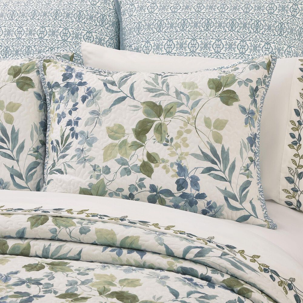 Royal Court Evergreen 2-Piece Twin/Twin XL Quilt Set in Blue, , large