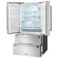 Thor Kitchen 36" Professional French Door Refrigerator with Freezer Drawers in Stainless Steel, , large