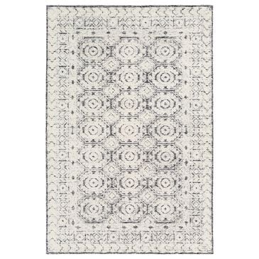 Surya Louvre LOU-2303 4" x 6" Black, Ivory and Cream Area Rug, , large