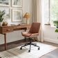 Zuo Modern Maker Office Chair with Brown Faux Leather in Black, , large