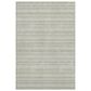 Dalyn Rug Company Soft Essentials Striped Celery 3" x 5" Indoor/Outdoor Area Rug, , large
