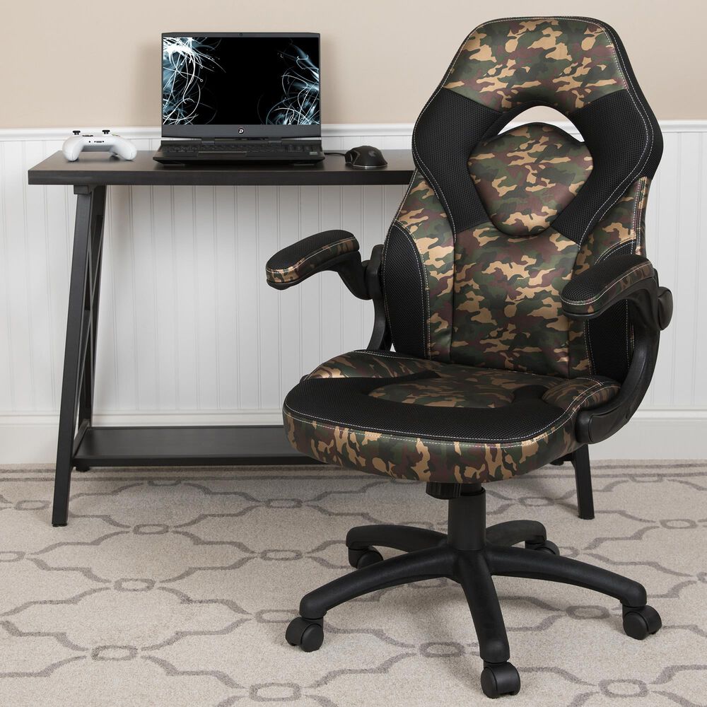 Flash Furniture X10 Gaming Chair in Camo, , large