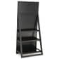 Ashley Evesen Floor Standing Mirror with Shelves in Black, , large