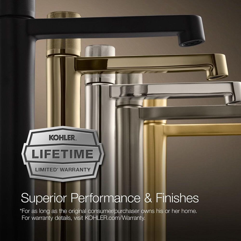 Kohler Simplice Widespread Bathroom Sink Faucet in Matte Black, , large