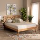 Baxton Studio Galvin Full Platform Bed in Brown, , large