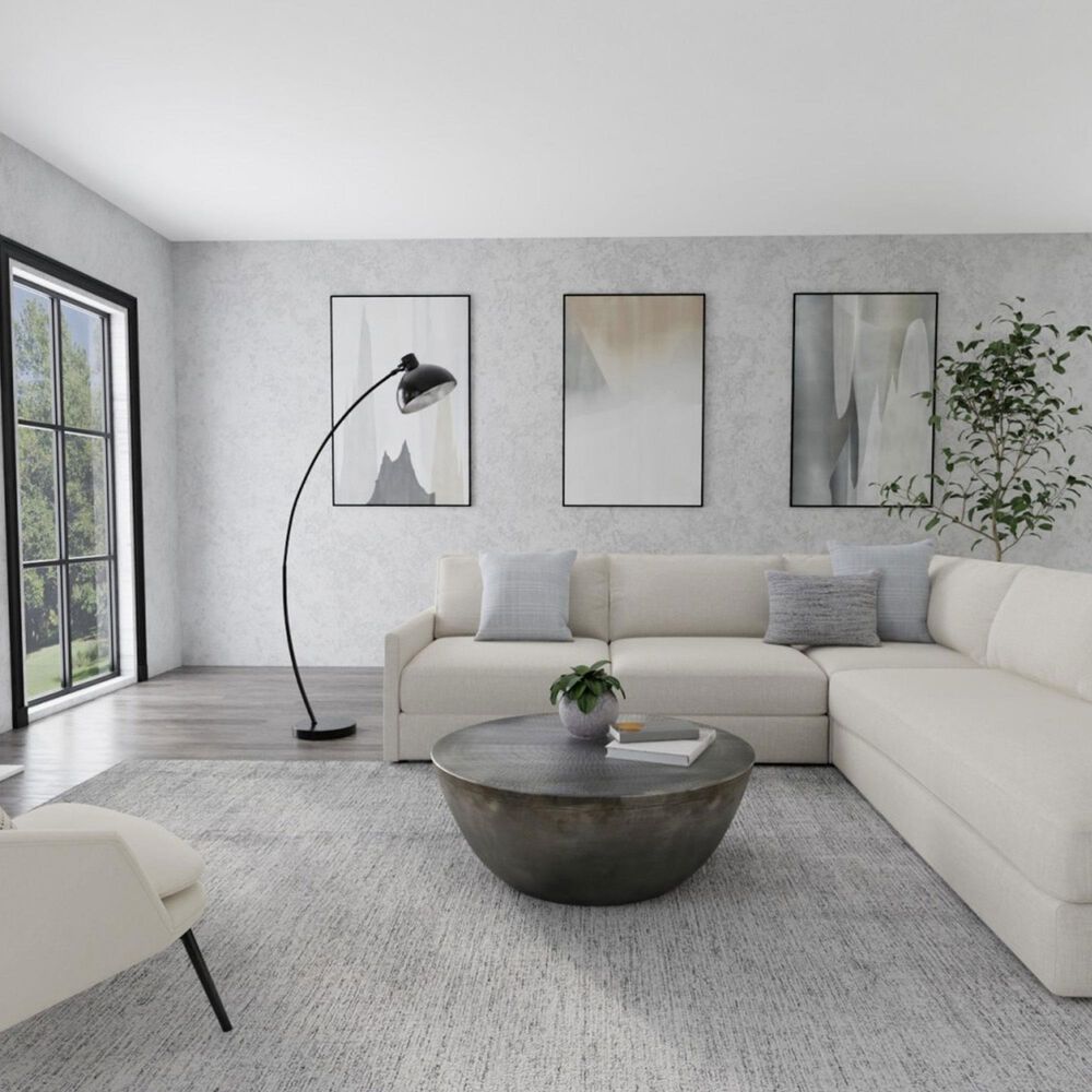 Feizy Rugs Freemont 5&#39; x 8&#39; Light Gray Area Rug, , large