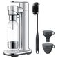 Keystone InFizz Fusion 1-Liter Sparkling Water, Soda and Carbonated Beverage Maker with CO2 Canister in Brushed Stainless Steel, , large