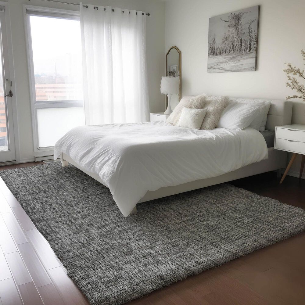 Dalyn Rug Company Voyage VY1 Charcoal 3' x 5' Area Rug, , large