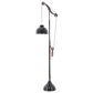 Maple and Jade Industrial Floor Lamp in Black and Copper, , large