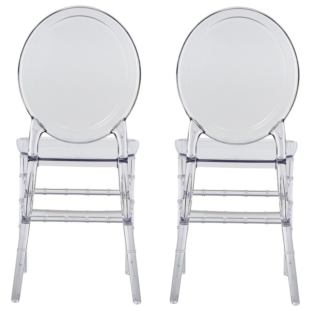 Rta Products Llc Ghost Stackable Side Chair in Clear &#40;Set of 2&#41;, , large
