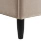 Jennifer Taylor Home Aspen King Platform Bed in Mink Beige, , large