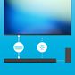 Element 55" 4K UHD HDR Xumo - Smart TV with 2.1 Channel Soundbar System in Black, , large