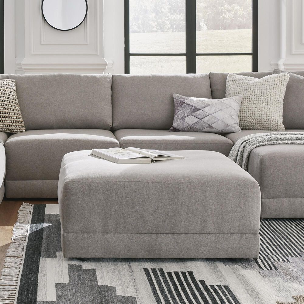 Ashley Katany Oversized Accent Ottoman in Shadow, , large
