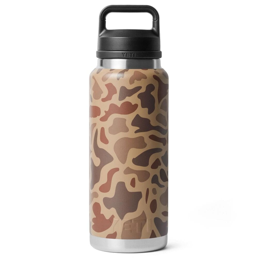YETI Rambler 36 Oz Water Bottle with Chug Cap in Wetlands Camo, , large