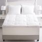 Allied Home Queen Feather Mattress Topper in White, , large