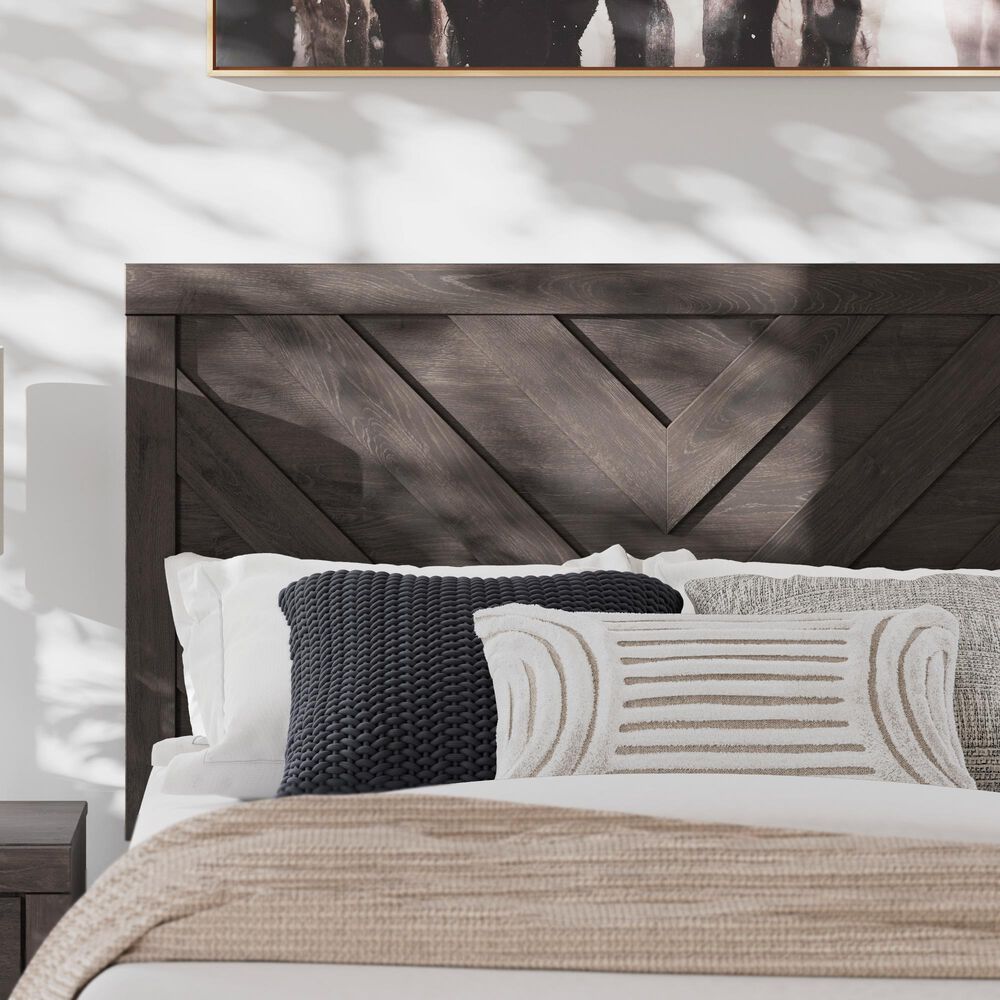 Ashley Prendonea Full Panel Bed in Dark Charcoal, , large