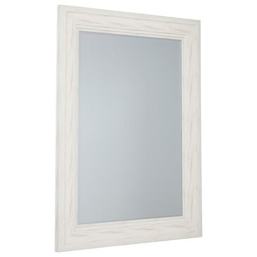 Signature Design by Ashley Jacee Accent Mirror in Antique White, , large