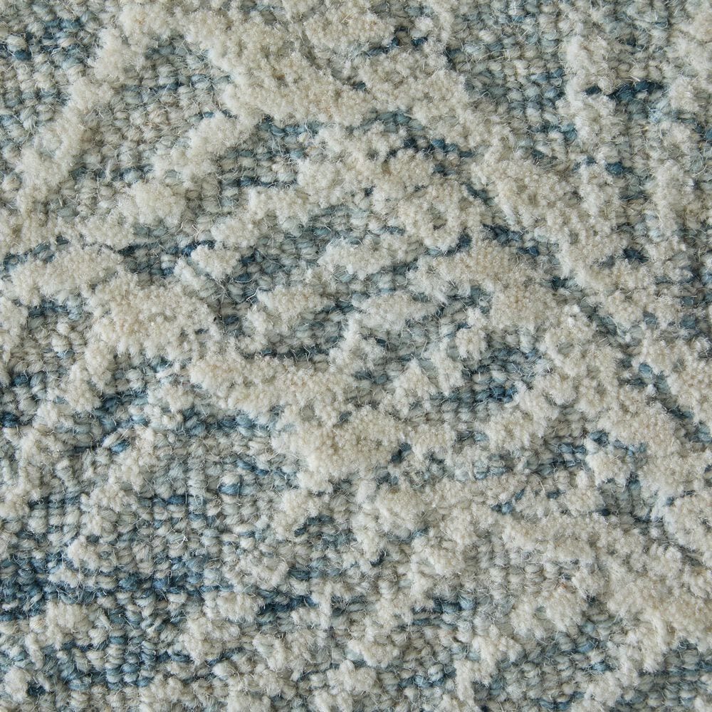 Feizy Winston Blue and Ivory 2' x 3' Area Rug, , large