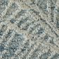 Feizy Winston Blue and Ivory 2" x 3" Area Rug, , large