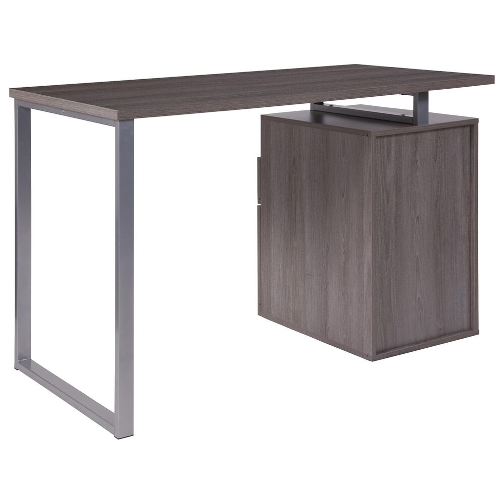 Flash Furniture Harwood Desk in Brown, , large