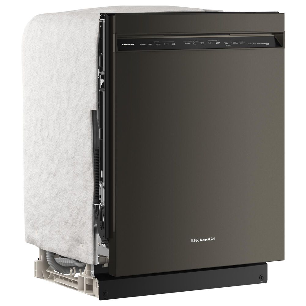 KitchenAid 24&quot; Third Level Jet Rack Dishwasher with 40+ Total Wash Jets and Pocket Handle in Black Ore, , large