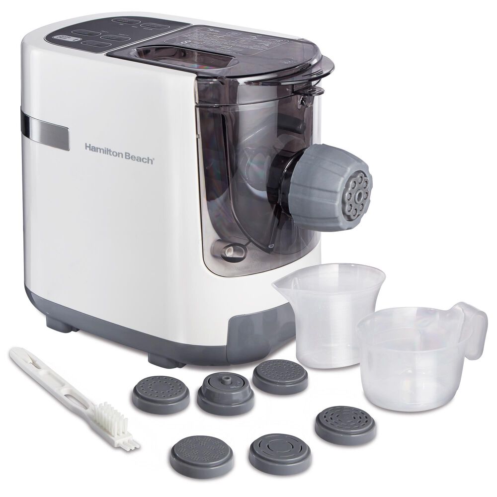 Hamilton Beach 7 Electric Pasta Discs and Noodle Maker in White, , large