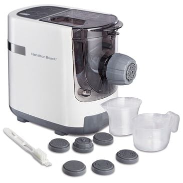 Hamilton Beach 7 Electric Pasta Discs and Noodle Maker in White, , large