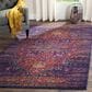 Safavieh Evoke EVK275F-5 5"1" x 7"6" Blue/Fuchsia Area Rug, , large