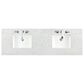James Martin Vanities Amberly 72" Double Bathroom Vanity in Walnut with 3 cm Eternal Jasmine Pearl Quartz Top and Rectangular Sinks, , large