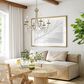 Golden Lighting Serafina 6-Light Chandelier in Golden Aura, , large