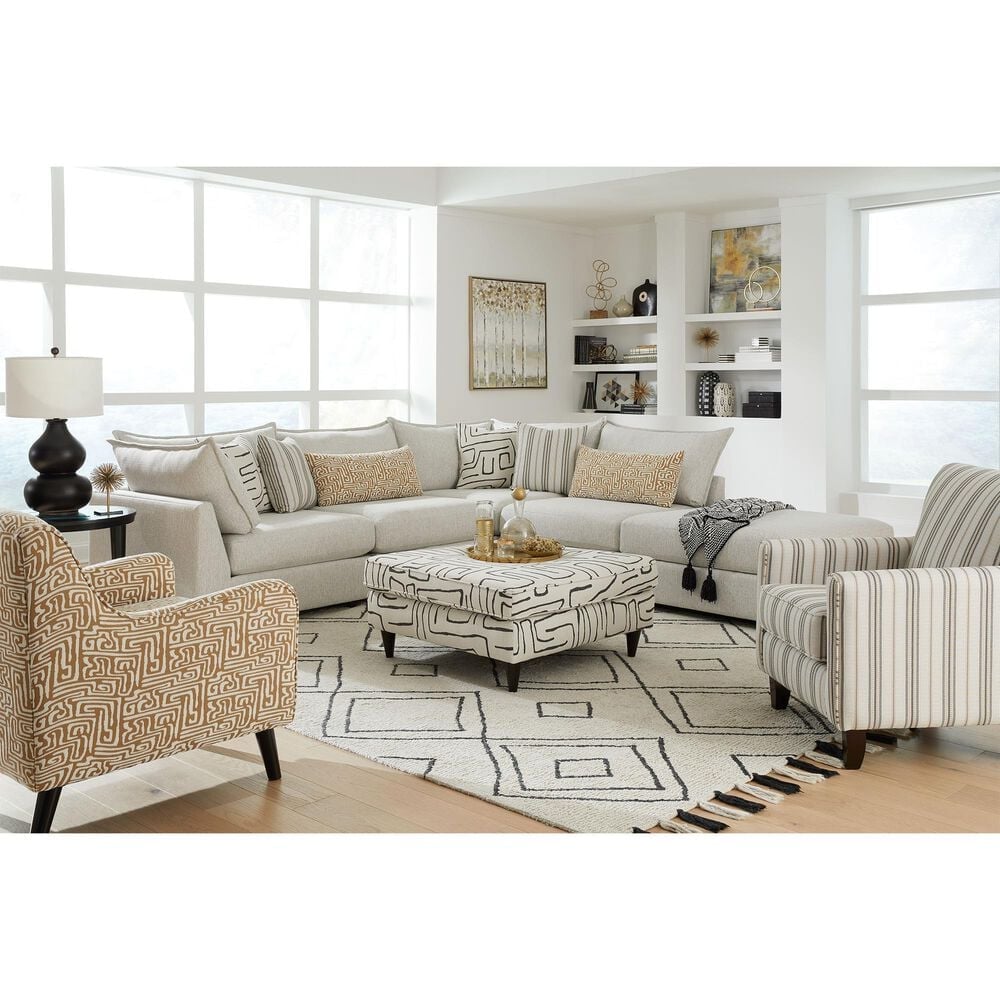 Xenia 5-Piece Modular L-Shaped Sectional in Durango Pewter, , large