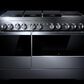 JennAir Noir 48" Professional Range with Griddle in Stainless Steel, , large