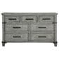 Ashley Russelyn 4 Piece Queen Bedroom Set in Gray, , large
