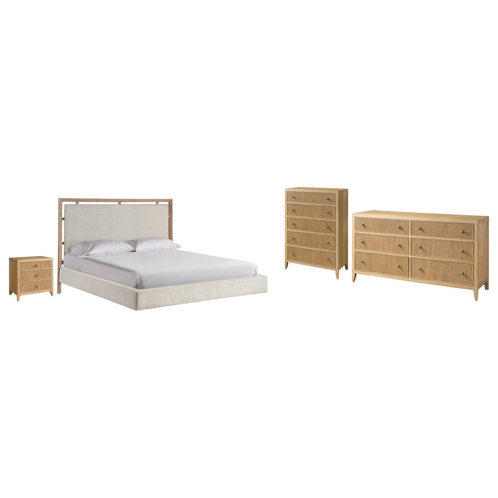 Universal Furniture Avaline 4-Piece King Platform Bedroom Set in Skylark, , large