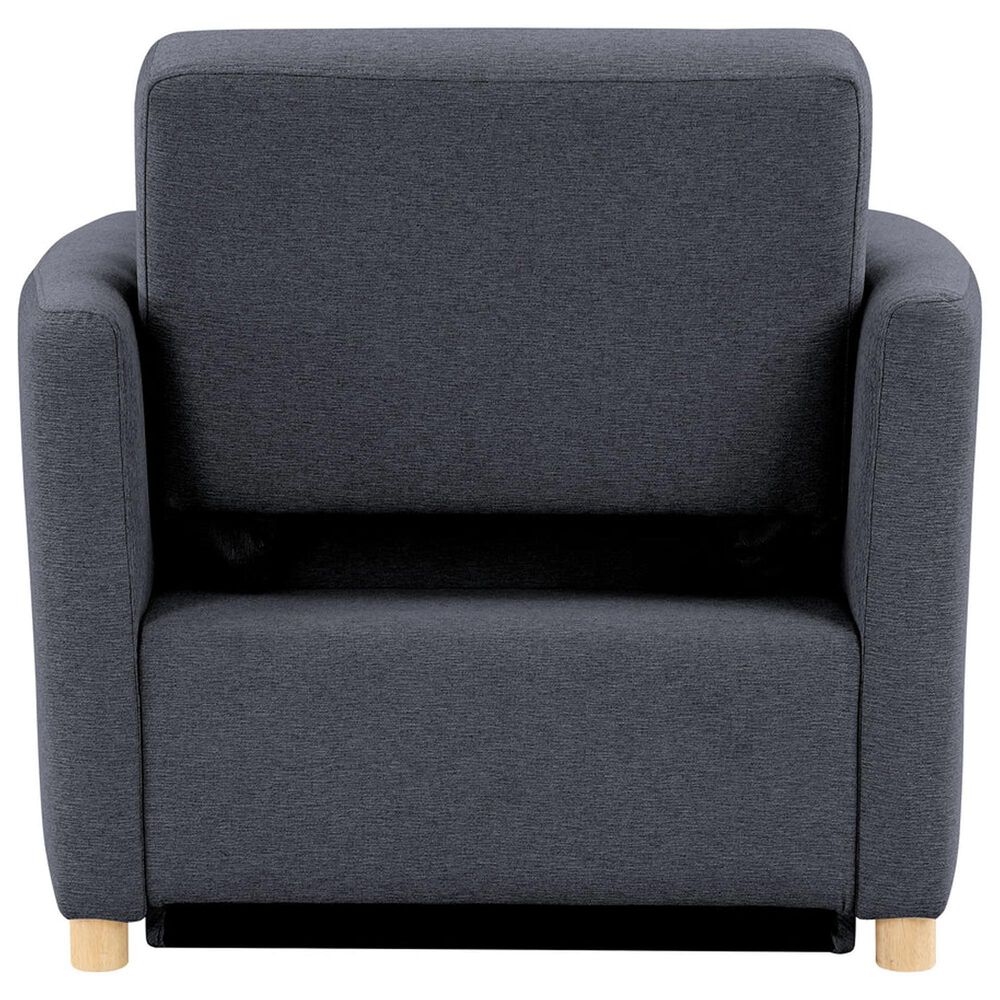 Lifestyle Solutions Conley Convertible Chair in Navy Blue, , large