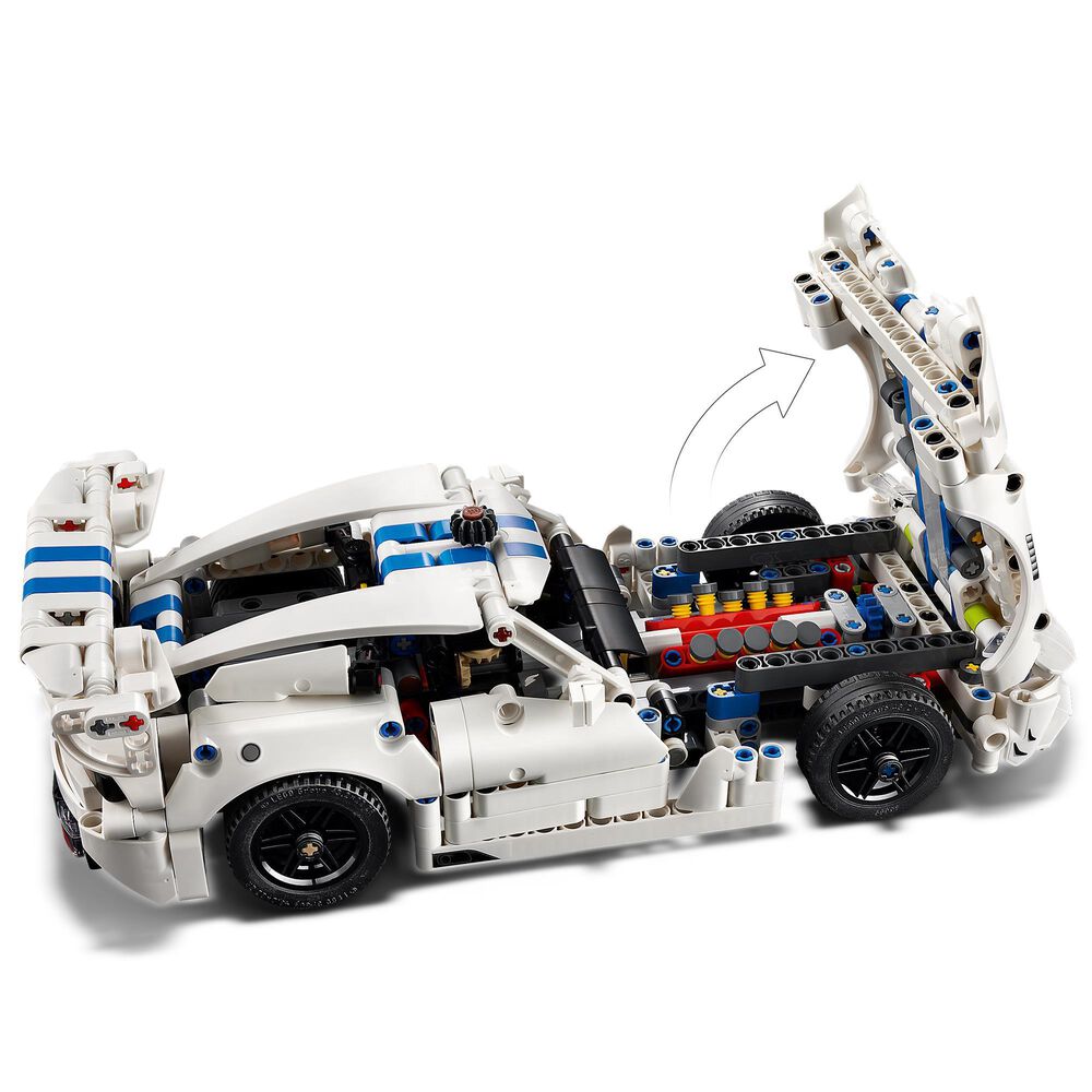 LEGO Technic Dodge Viper GTS-R Sports Car Building Set, , large