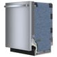 Bosch 100 Series Premium 24"" Built-In Bar Handle Dishwasher with 8 Wash Cycles in Stainless Steel, , large