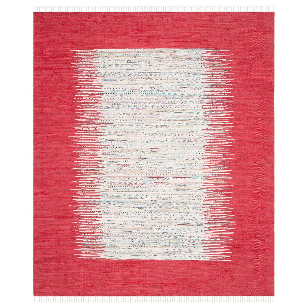Safavieh Montauk 8' x 10' Ivory and Red Area Rug, , large