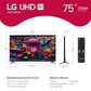 LG 75" Class UA7700 Series 4K Ultra HD in Black - Smart TV, , large